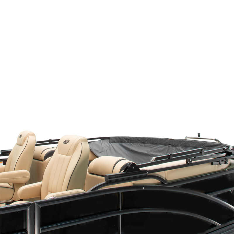 SureShade Power Automatic Bimini Top For Pontoon And Deck Boats w/Black Aluminum Frame image number 11