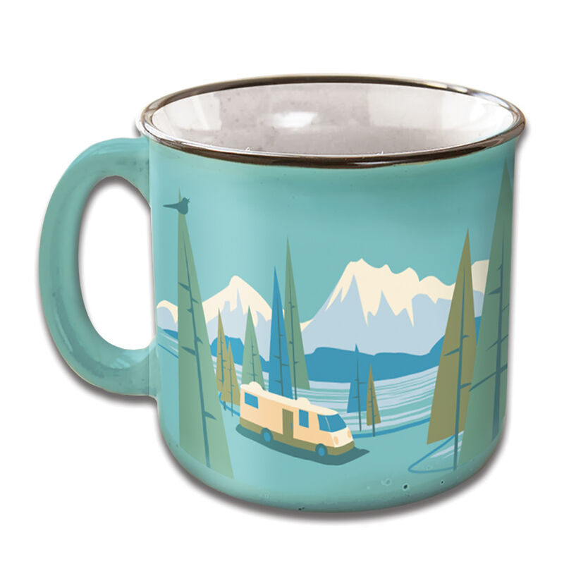 Camp Casual Mugs, Bird's Eye View image number 1