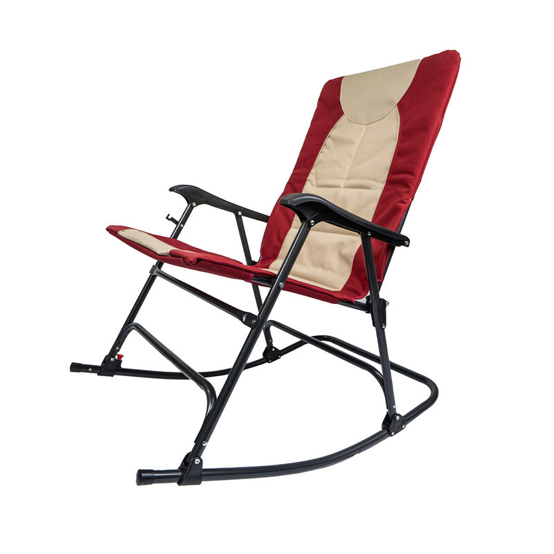 Padded Folding Outdoor Rocker image number 9
