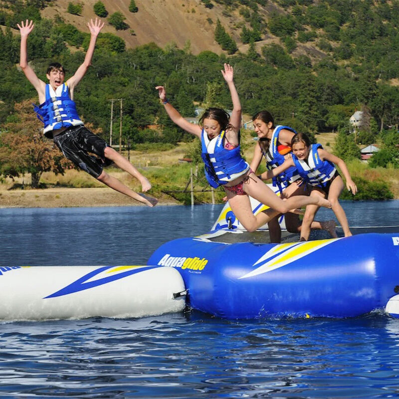 Aquaglide Rebound 20 Aquapark with Slide and I-Log image number 4