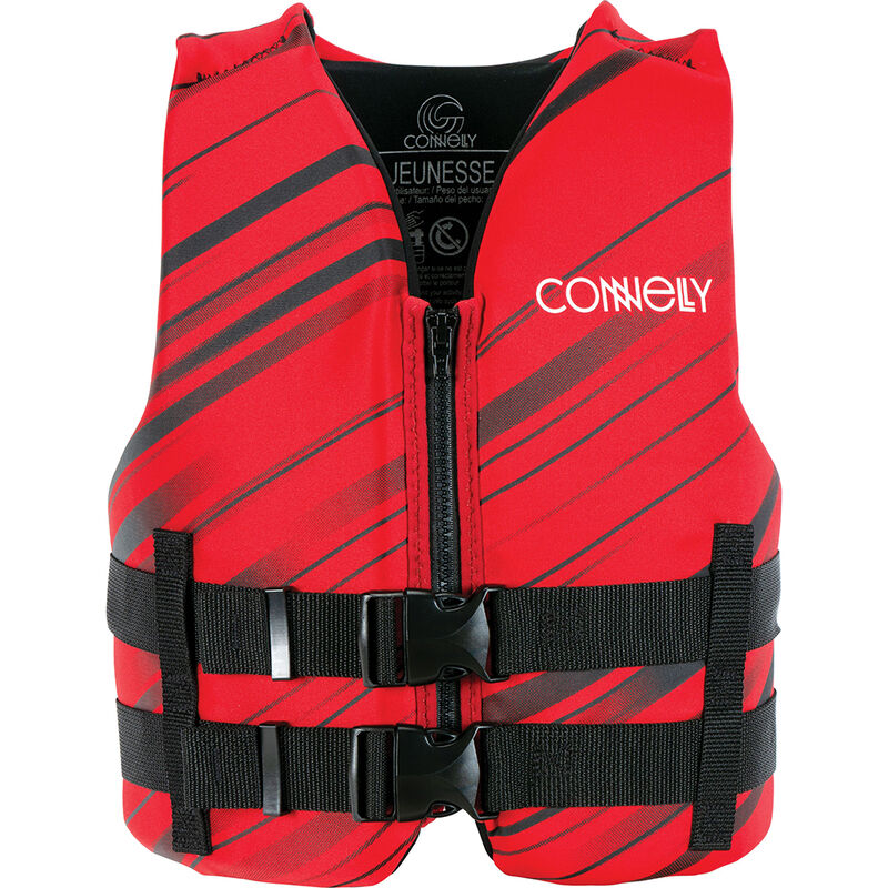 Connelly Youth Promo Neo Life Vest, Red image number 1