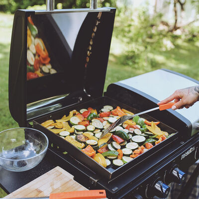 Razor Combination 4-Burner Gas Griddle and Grill