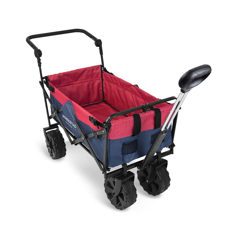Wonderfold Outdoor S2 Push and Pull Utility Folding Wagon with Wide Beach Tires image number 20