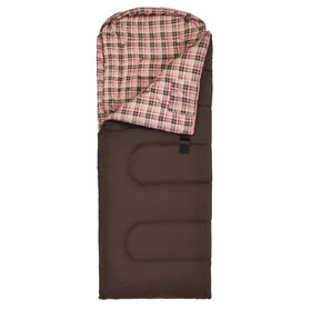 TETON Sports Celsius Junior 20&deg;F Sleeping Bag, Brown/Pink, Right Zipper