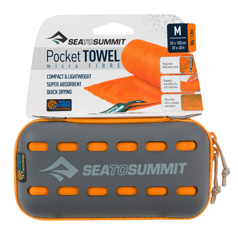 Sea to Summit Pocket Towel, Orange, Medium image number 2
