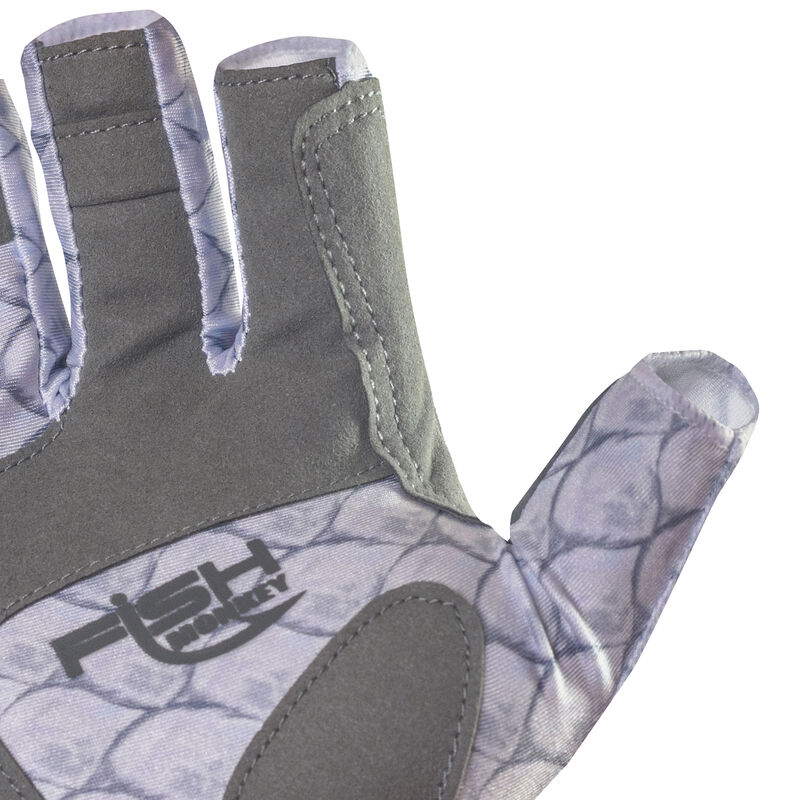 Fish Monkey Half-Finger Guide Glove, Tarpon image number 5