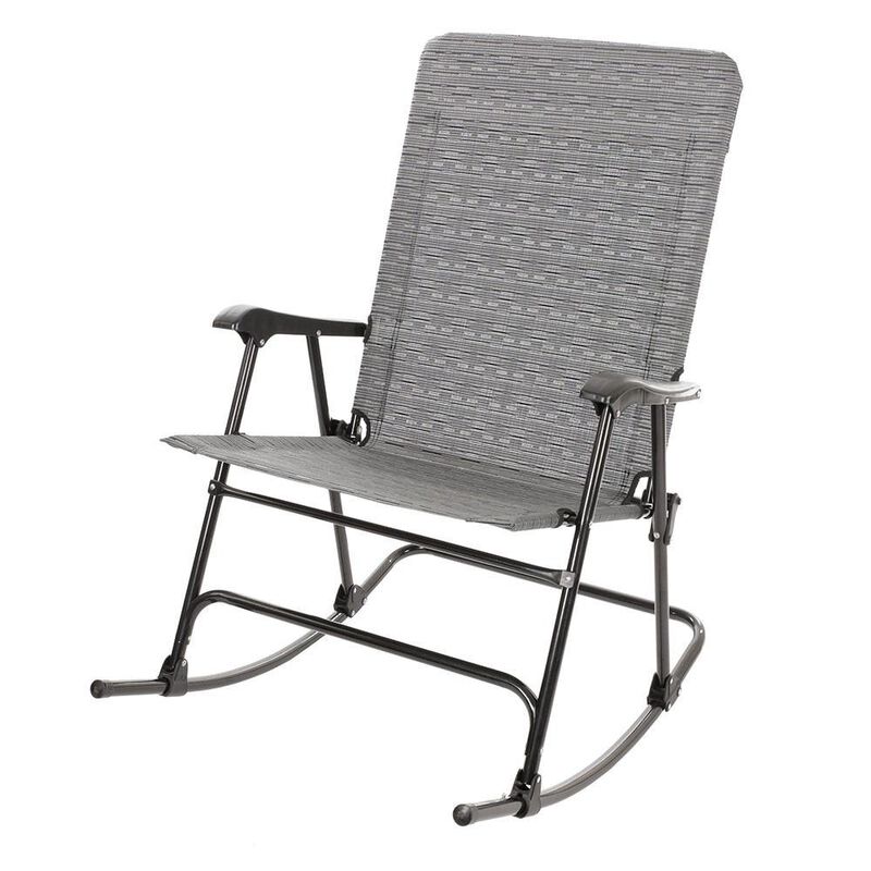 Metallic Mesh Rocker Chair image number 3