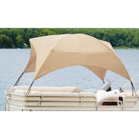 Pontoon Easy-Up Shade 8'L x 102"W x 50"H, Sand
