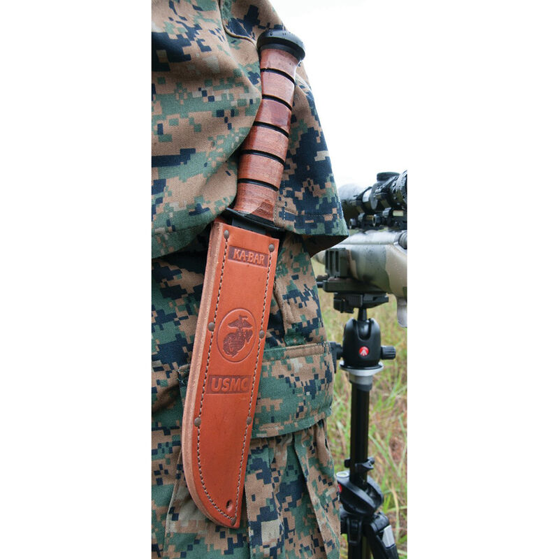 KA-BAR USMC Straight-Edge Fixed-Blade Knife image number 6