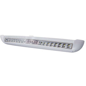 Lumitec Razor Light Bar - Flood - White Housing w/ Inverted Logo Flush Mount