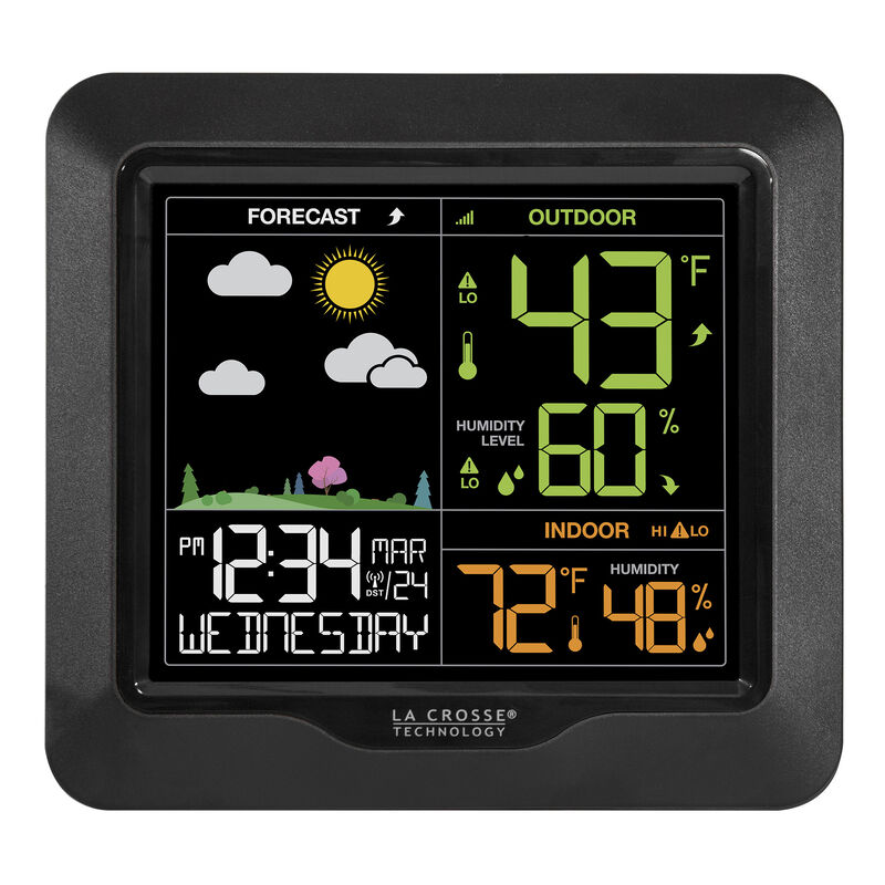 La Crosse Wireless Weather Forecast Station with Atomic Clock  image number 1