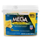 Camco Mega All-In-One Sewer Tank Treatment, 30-pack, Lemon Zest 