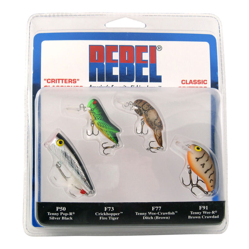 Rebel Crickhopper Fishing Lure - Fire Tiger - 1 1/2 in