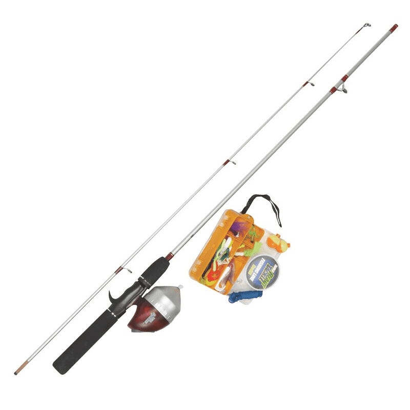 Zebco Ready Tackle Spincast Combo with Tackle image number 1