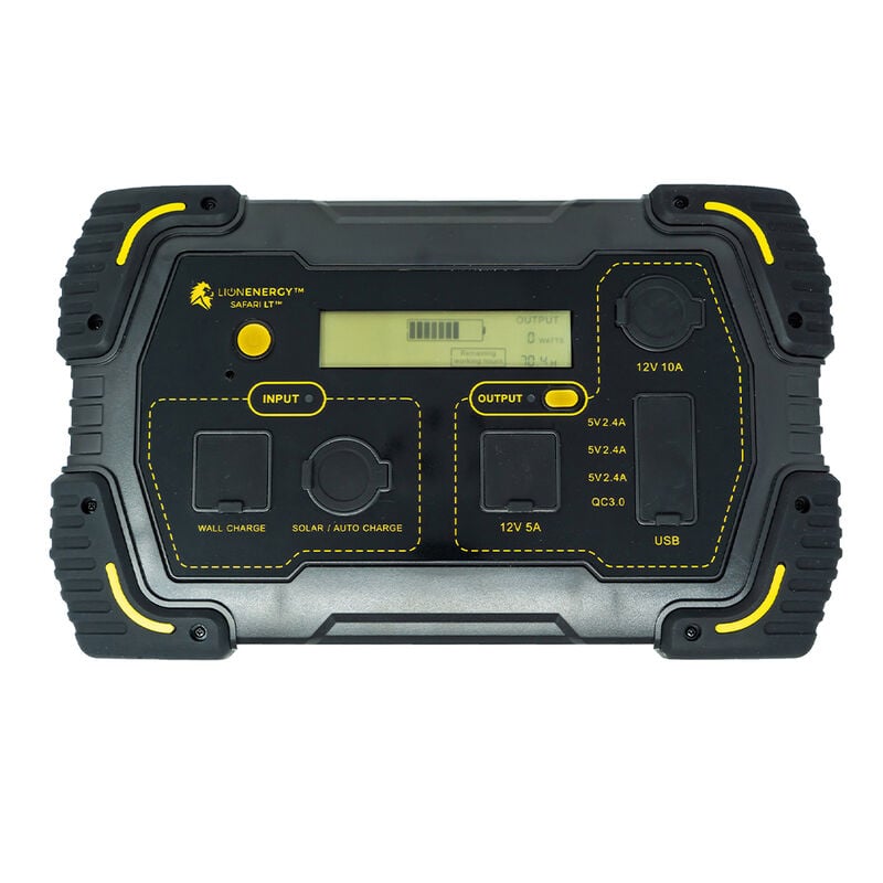 LION Energy Safari LT Portable Solar-Powered Generator