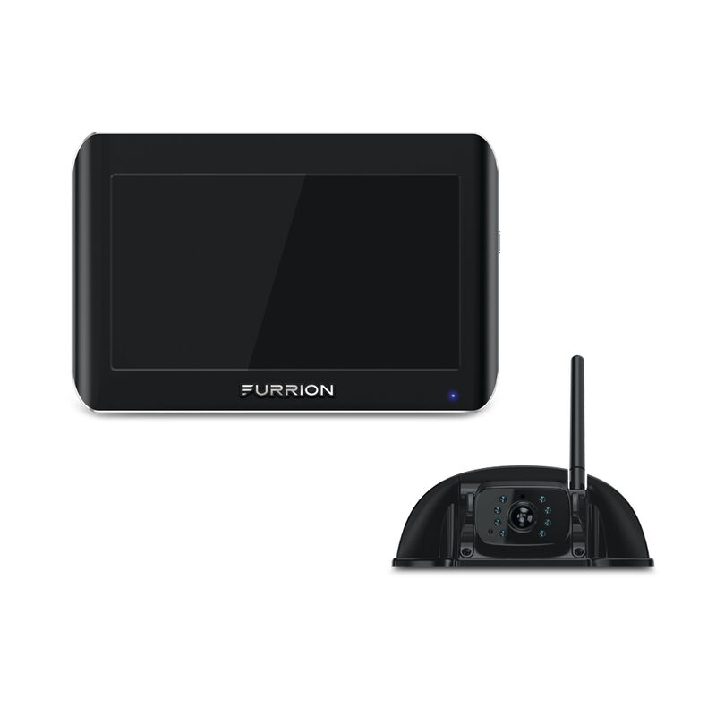 Furrion Vision S RV Backup Camera System with 7" Monitor, Single Rear Sharkfin Camera image number 1