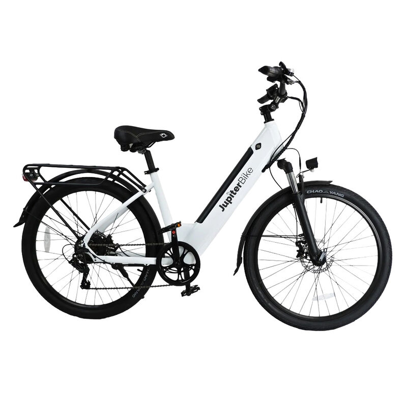 Jupiter Cruise White Electric Bike image number 2