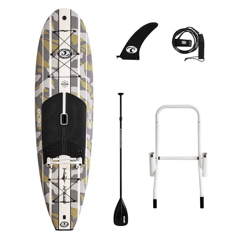 California Board Company 10' Marlin Fishing Stand-Up Paddleboard Package With Paddle And Leash image number 2