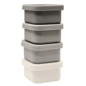 Gourmet Kitchen 3.5oz 4-pack Prep & Go Condiment Containers - Moonbeam