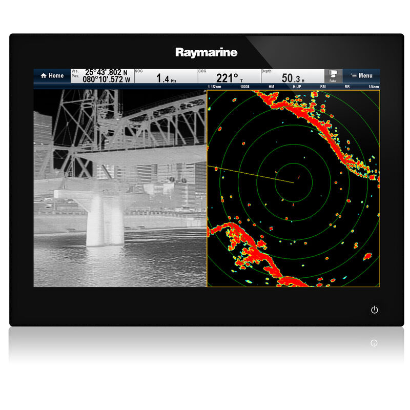 Raymarine gS165 15.4" Glass Bridge MFD With Inverted Display image number 1