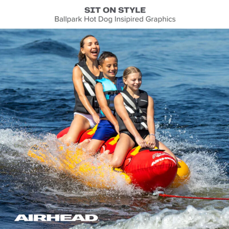 Airhead Triple Dog 3-Rider Towable Tube image number 5