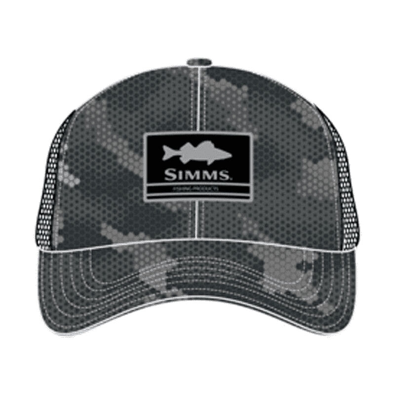 Simms Walleye Patch Trucker Hat image number 1