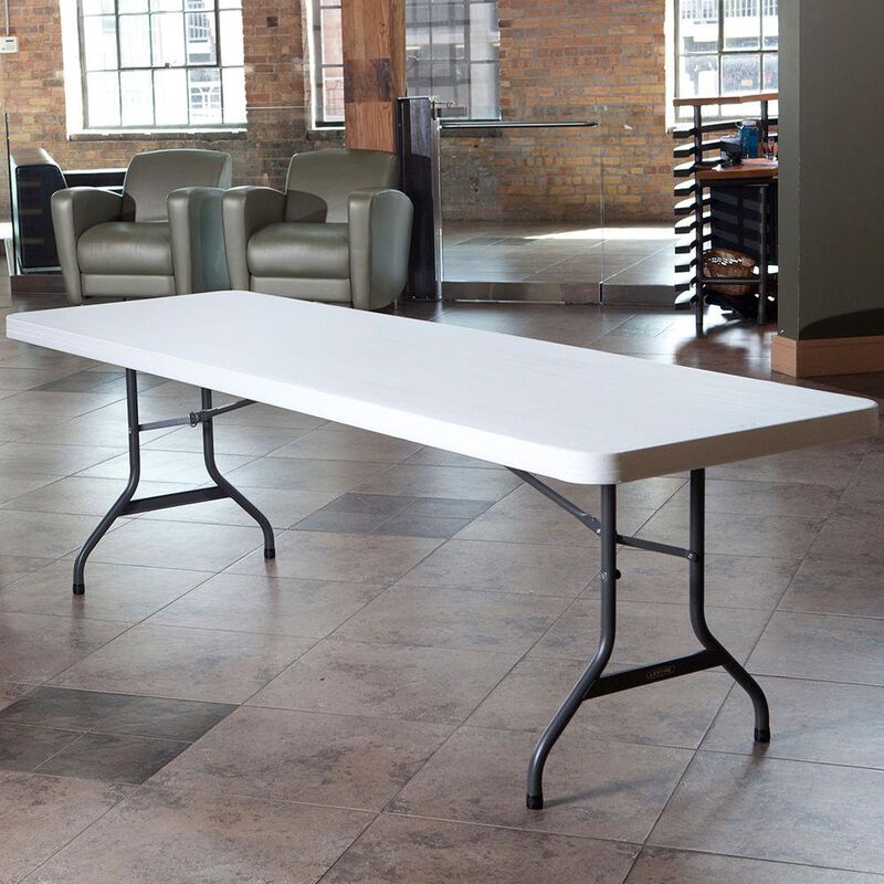 Commercial Folding Table, 8' image number 4