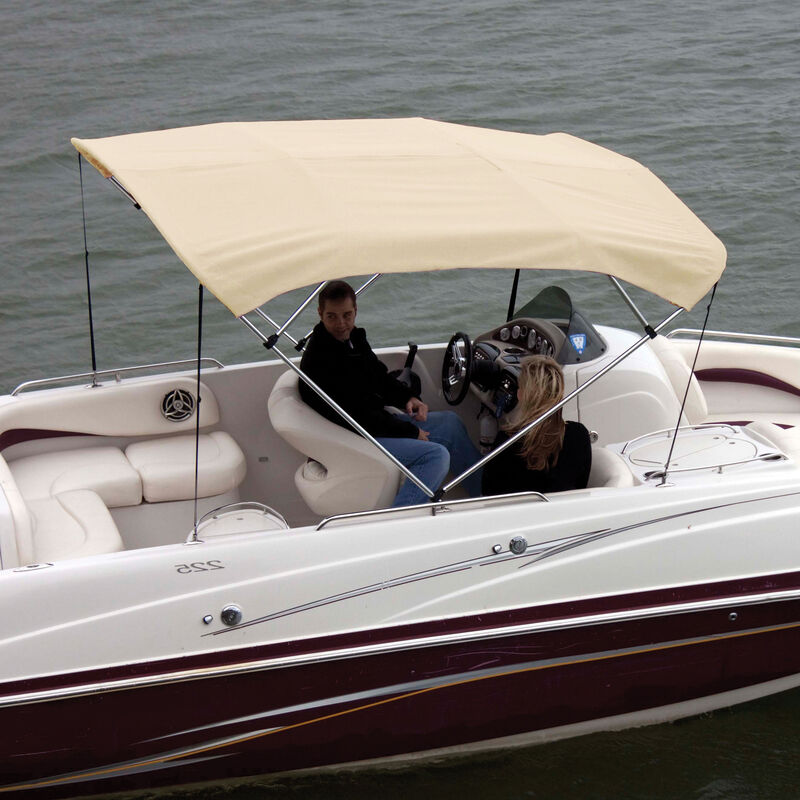 Shademate Bimini Top Polyester Fabric and Boot Only, 4-Bow 8'L, 42"H, 79"-84"W image number 5