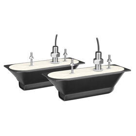 GT50M-THP - Stainless Steel Thru-Hull Pair DownV&uuml;/SideV&uuml; 500W (CHIRP 455/800 kHz) Traditional 300 W (Mid-band CHIRP 80-160 kHz) Transducers with Temp (12-pin)