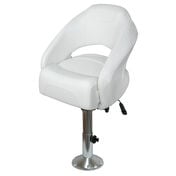 Wise 1217 Bucket Seat with Flip-Up Bolster, Adjustable Pedestal, and Seat Slide
