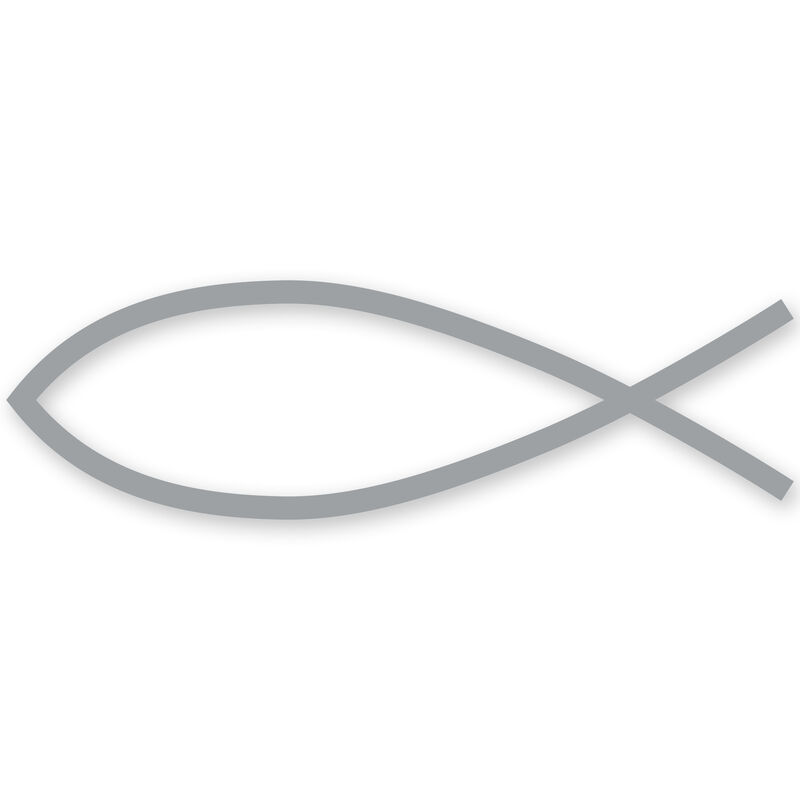 Fish Symbol Vinyl Decal image number 4