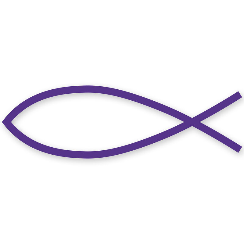 Fish Symbol Vinyl Decal image number 13