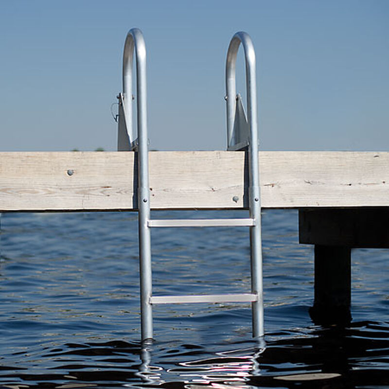 International Dock Flip-Up Dock Ladder, 3-Step image number 5