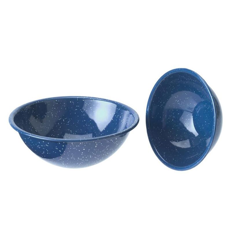 GSI Outdoors 6" Enamelware Mixing Bowl, Blue image number 2