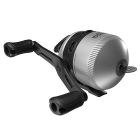 Zebco 33 Spincast Reel, Silver/Black