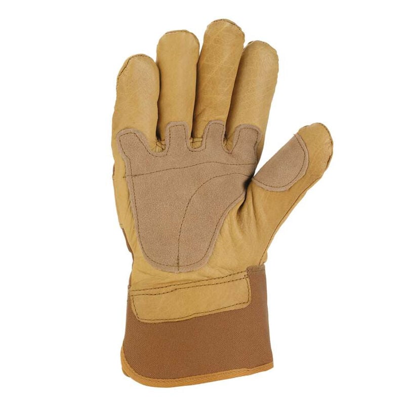 Carhartt Men’s Grain-Leather Safety Cuff Work Glove image number 2