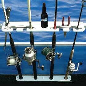 Taco Deluxe Pontoon Boat Rod Holder and Tackle Rack
