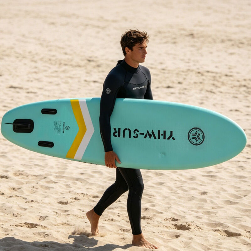  InQracer 10'6" Green Inflatable Stand Up Paddle Board image number 2