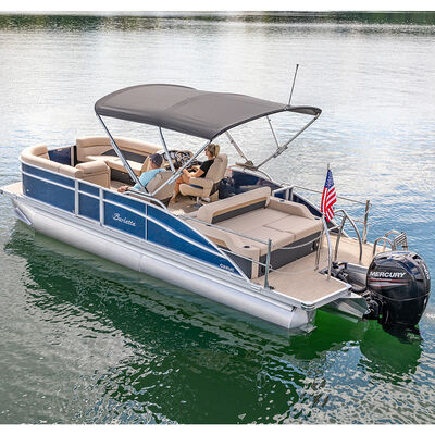SureShade Power Automatic Bimini Top For Pontoon And Deck Boats w/Black Aluminum Frame
