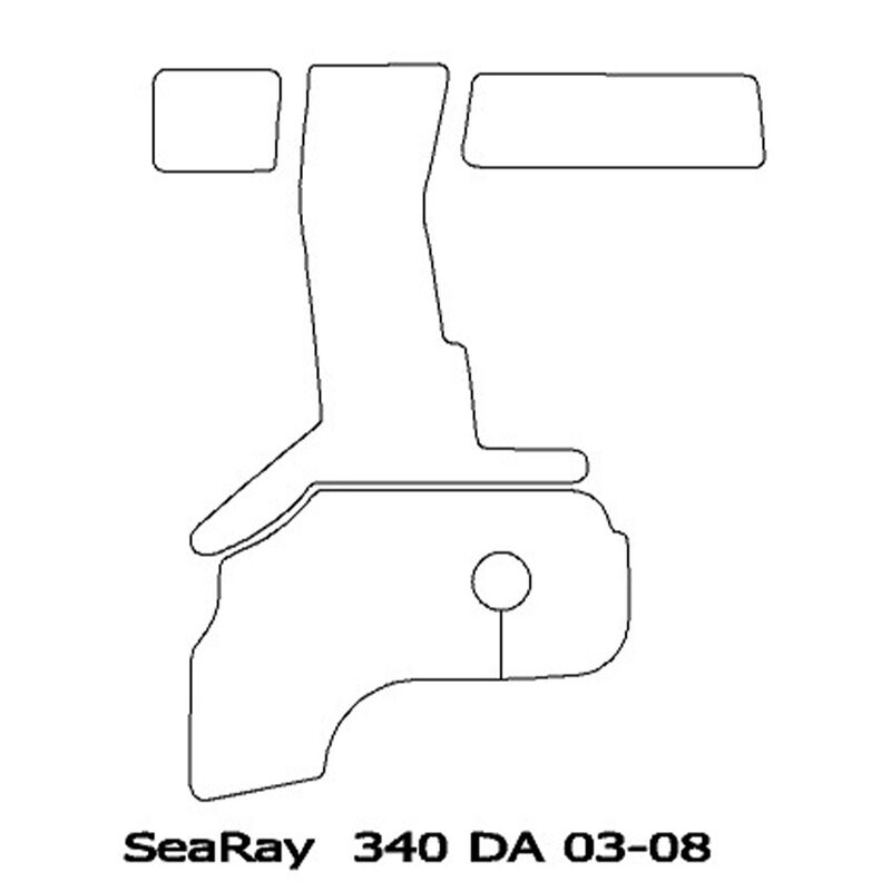 Sparta Carpet Cockpit Vinyl Flooring Kit, 2003-2008 Sea Ray 340 DA