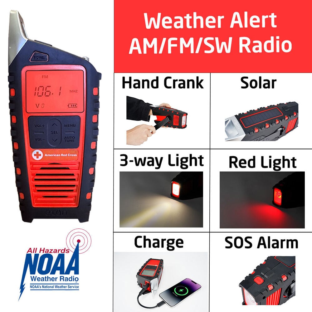 Eton Odyssey American Red Cross Emergency Weather Radio