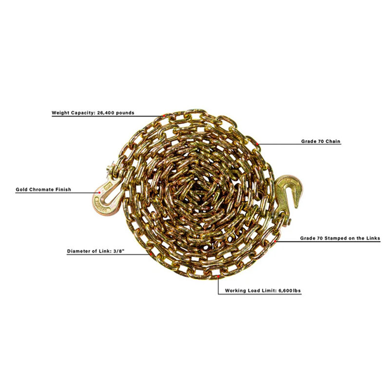 BulletProof Heavy-Duty 3/8" Transport Chain, 16' image number 7