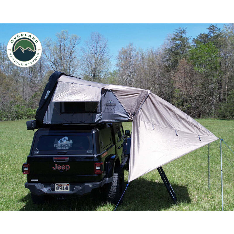 Overland Vehicle Systems Bushveld Awning for 4-Person Rooftop Tent image number 1