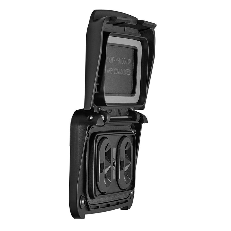 Scanstrut Ventura Series Dual 125V AC 20A Outlet image number 2