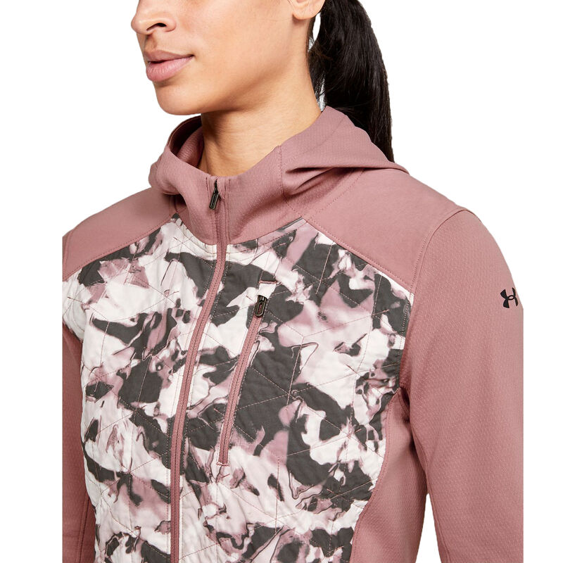 Under Armour Women's ColdGear Reactor Hybrid Lite Printed Jacket image number 10