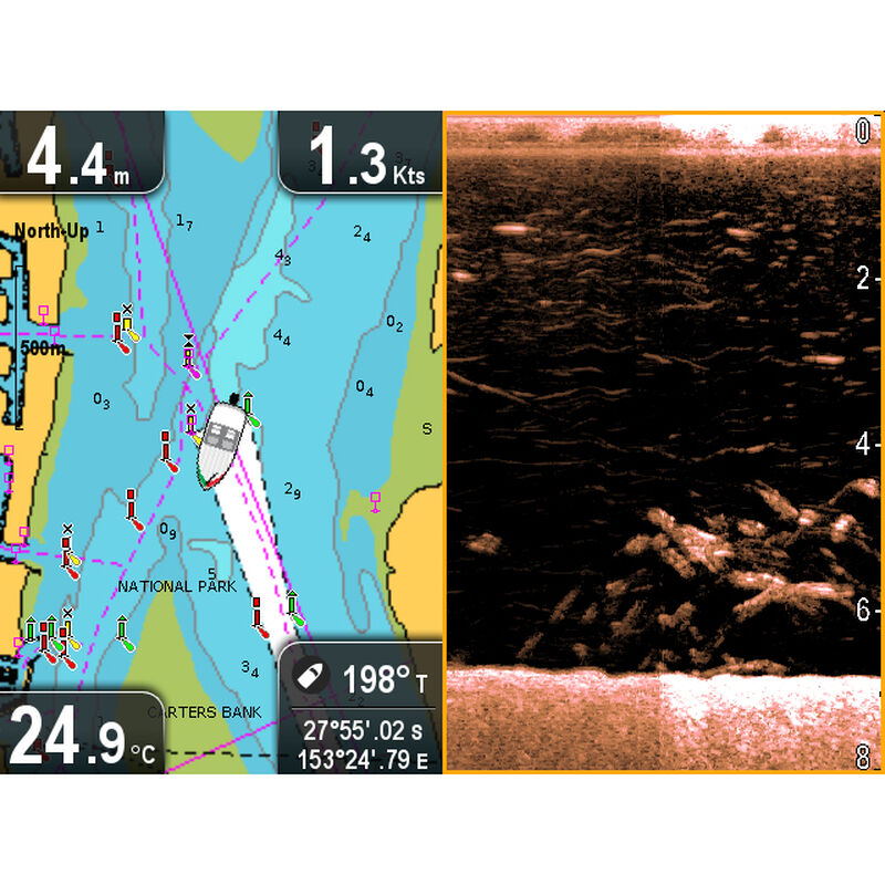 Raymarine Dragonfly 4 DVS With Dual-Channel CHIRP DownVision Sonar image number 5