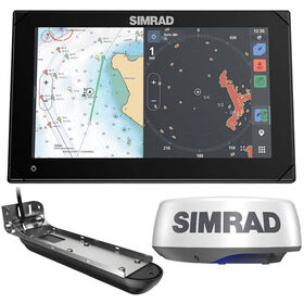 Simrad NSX 3009 Radar Bundle - HALO20+ Radar Dome Active Imaging 3-in-1 Transducer