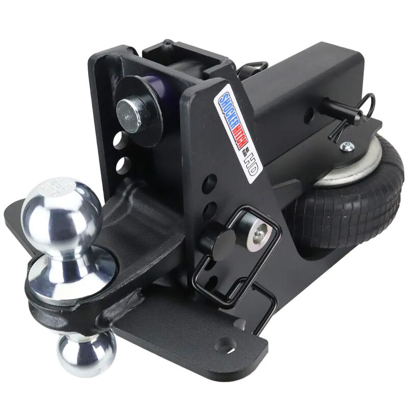 Shocker Hitch HD Max Sway Control Air Ride Receiver Hitch, Fits 2-1/2" Hitch, Combo 2" and 2-5/16" Chrome Balls image number 7