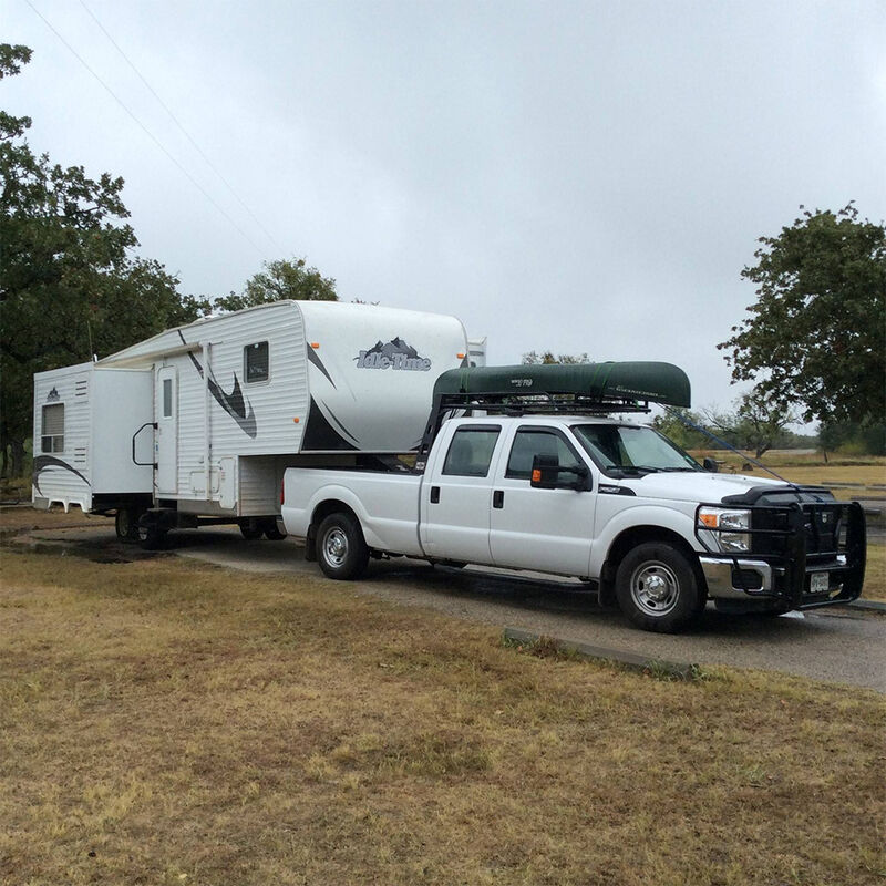 U.S. Rack 1999-2024 Ford Super Duty Fifth Wheel 6' Over-Cab Rack, With Crossbar, Without Deck image number 10