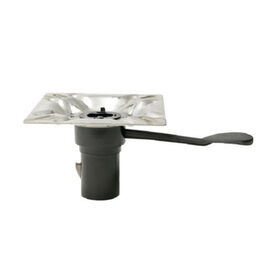 Attwood Plated Steel Seat Mount With Left Handle, 0&deg; Tilt